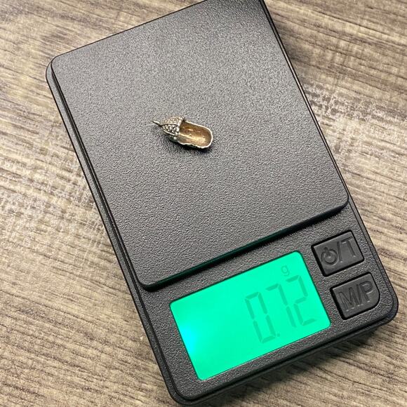 Vintage 925 Sterling Silver Baby Wicker Bassinet Moses Pendant Bracelet Charm - Picture 6 of 6